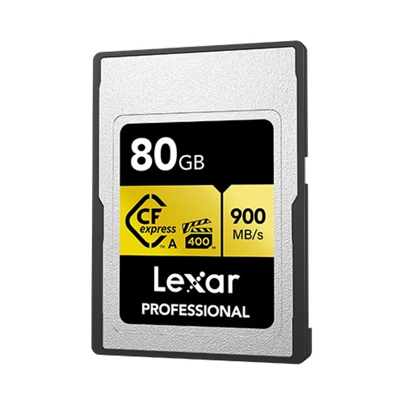 Lexar Cfexpress Pro Gold R900/w800 (Vpg400) 80Gb (Type A) 80GB CFexpress Type A -muistikortti