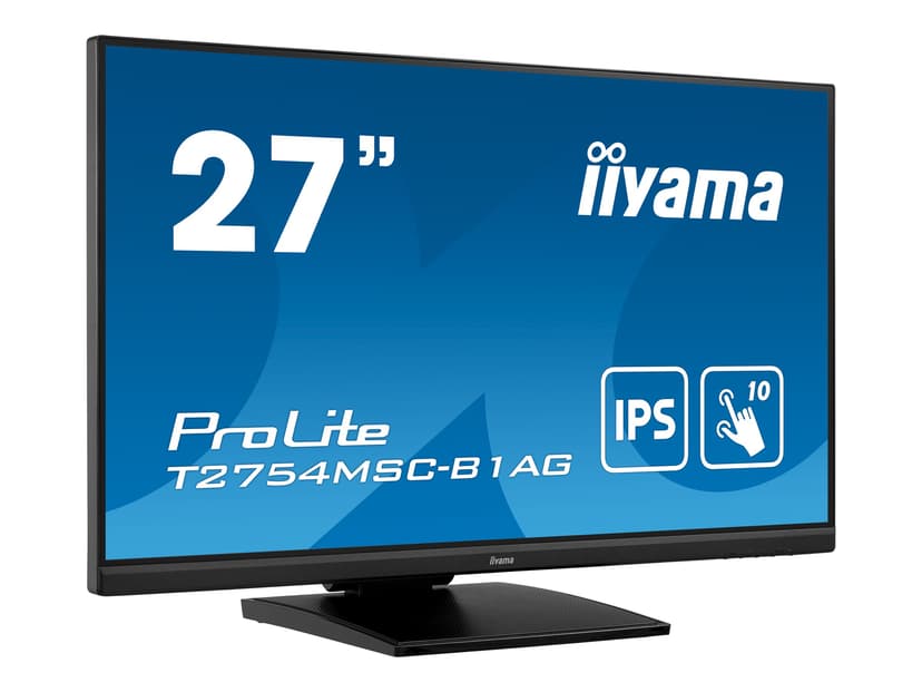 iiyama ProLite T2754MSC-B1AG 27" Touch FHD IPS 16:9 27" 1920 x 1080pixels 16:9 IPS 60Hz