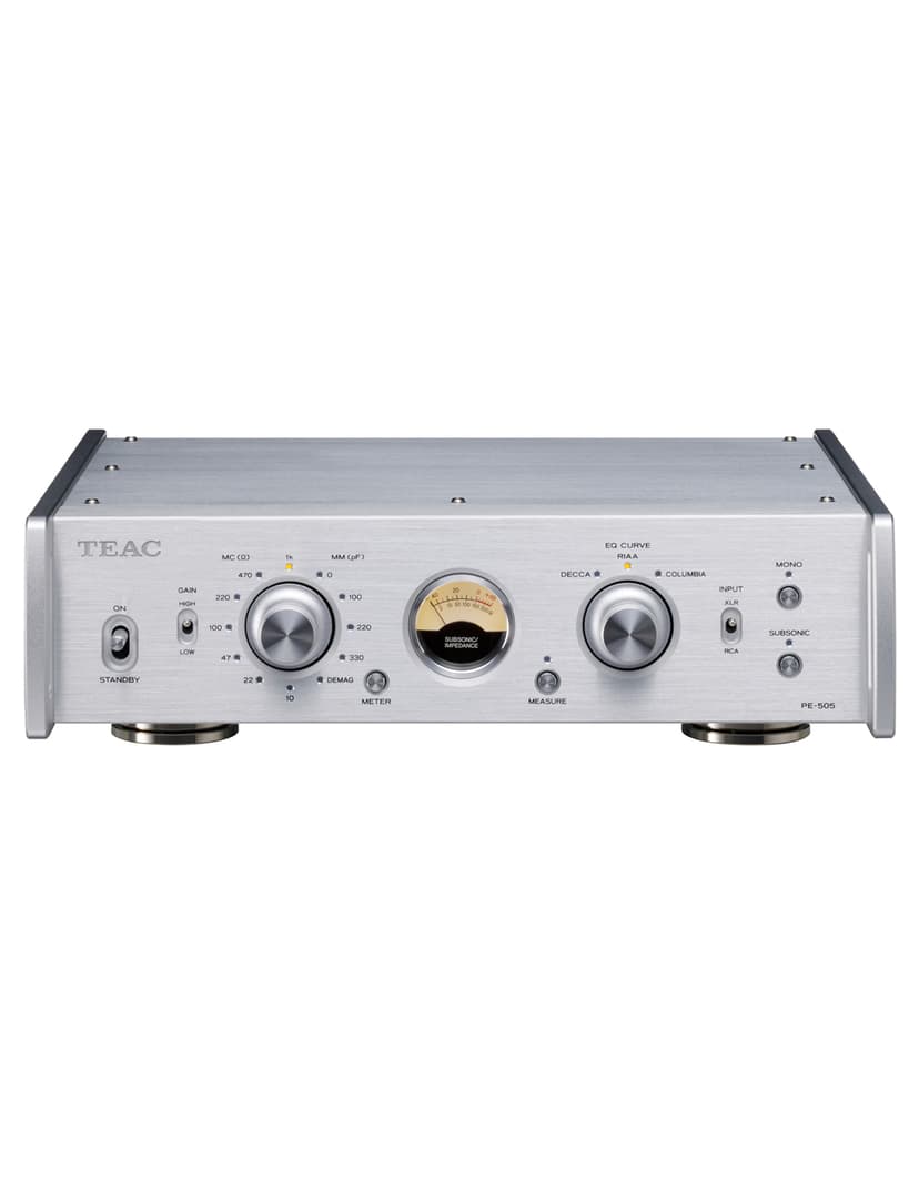 TEAC PE-505 Phono Pre-Amp - Silver