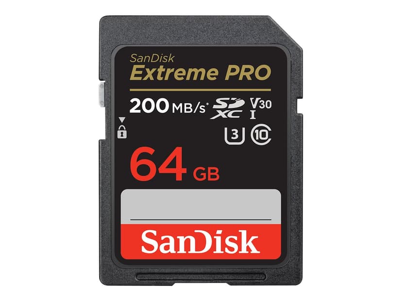 SanDisk Extreme Pro 64GB SDXC UHS-I minneskort