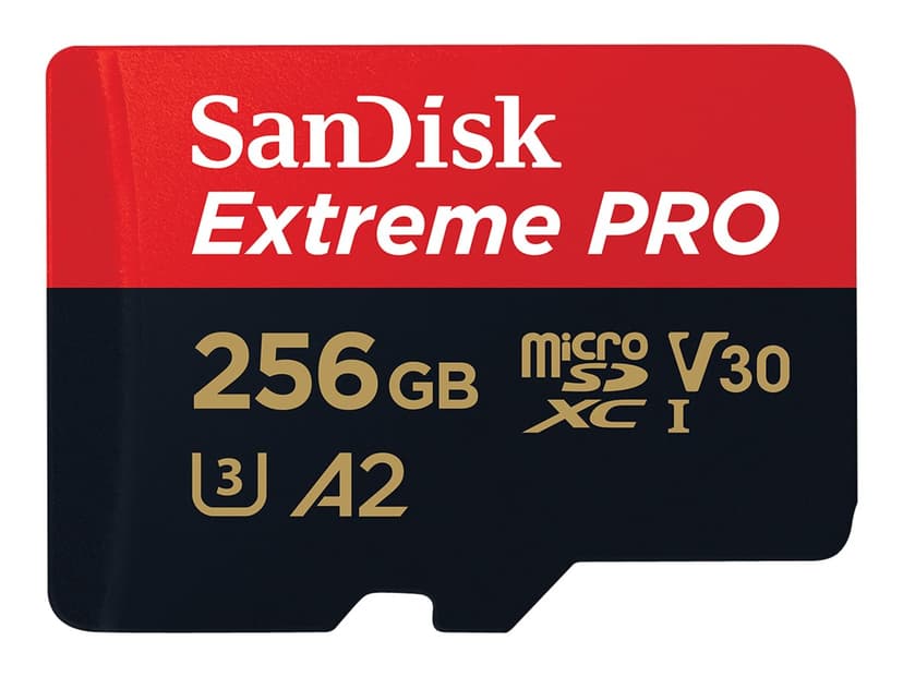 SanDisk Extreme Pro 256GB microSDXC UHS-I -muistikortti