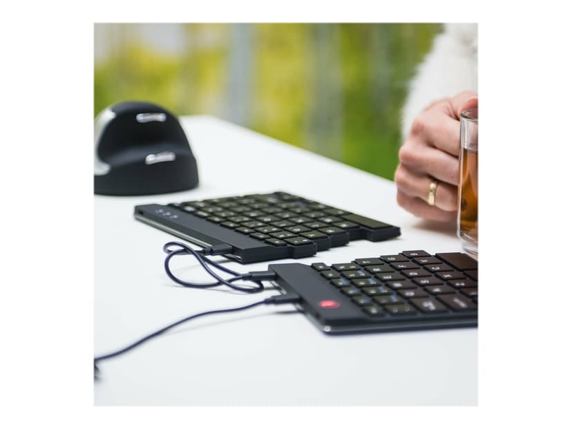 R-Go Tools Split Ergonomic Keyboard Langallinen, USB Yhdysvaltain Näppäimistö