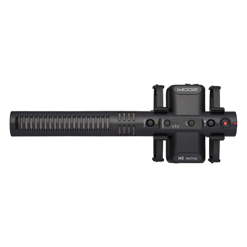 Zoom M3 MicTrak kameraan asennettava nauhuri, jossa on 2 raitaa