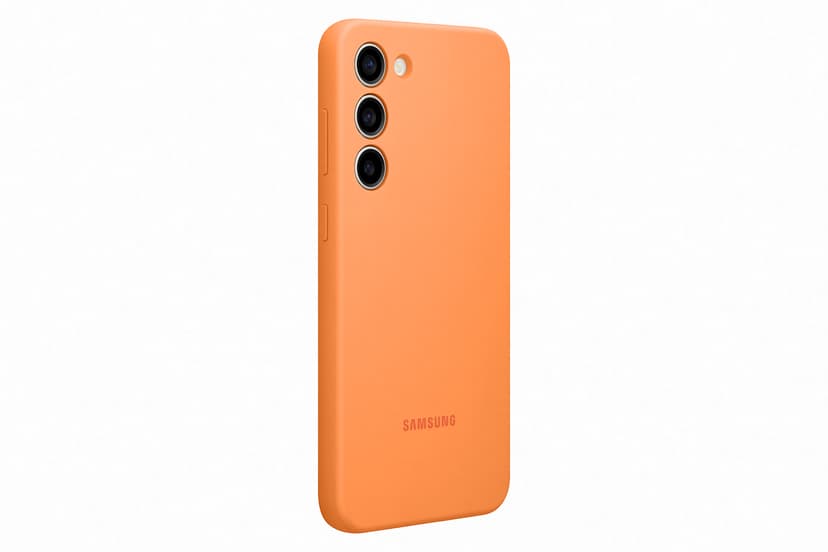 Samsung Silicone Case Galaxy S23+ Oranssi