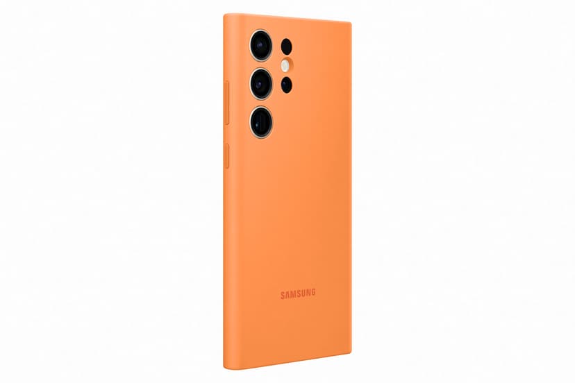 Samsung Silicone Case Galaxy S23 Ultra Oranssi
