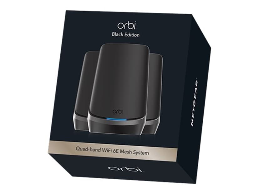 Netgear Orbi 960 WiFI 6E Mesh System Black 3-Pack