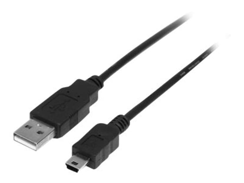 Startech .com 2m Mini USB 2.0 Cable A to Mini B M/M 2m 4 nastan USB- A Uros Mini-USB Tyyppi B Uros
