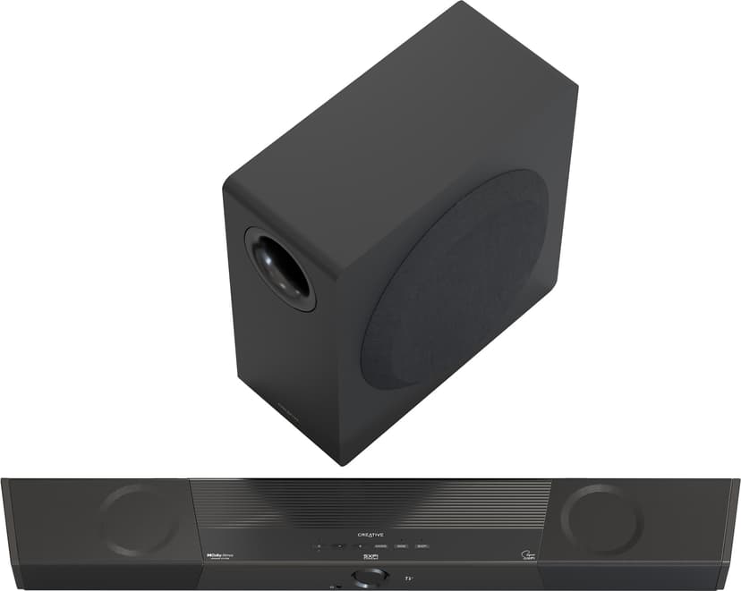 Creative Sxfi Carrier 2.1 Soundbar And Subwoofer Black