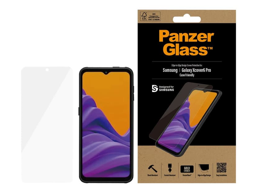 Panzerglass Case Friendly Samsung - Galaxy Xcover Pro2,
Samsung - Galaxy Xcover6 pro
