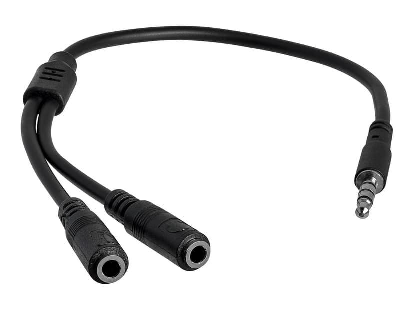 Stereo headset adapter top