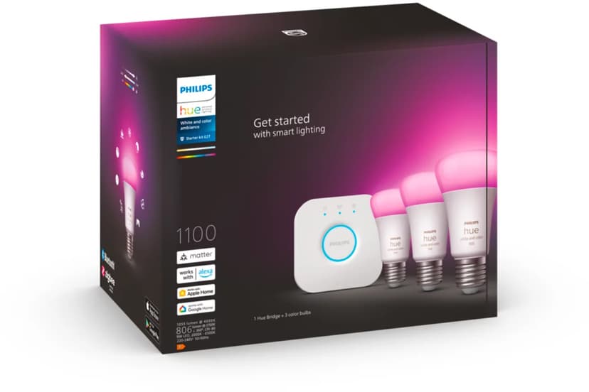 Philips Hue White og Color Ambiance Starter Kit