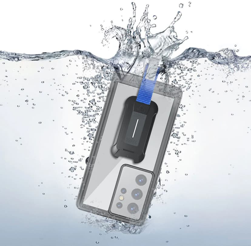 ARMOR-X Waterproof Case Samsung Galaxy S23 Ultra Musta