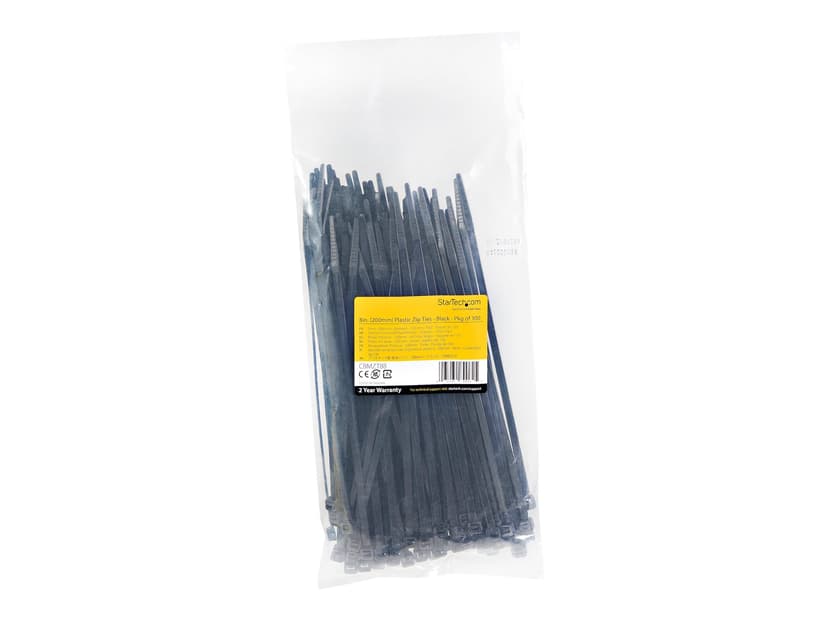 Startech Buntband 200x4.6mm 22.7kg 100st Svart