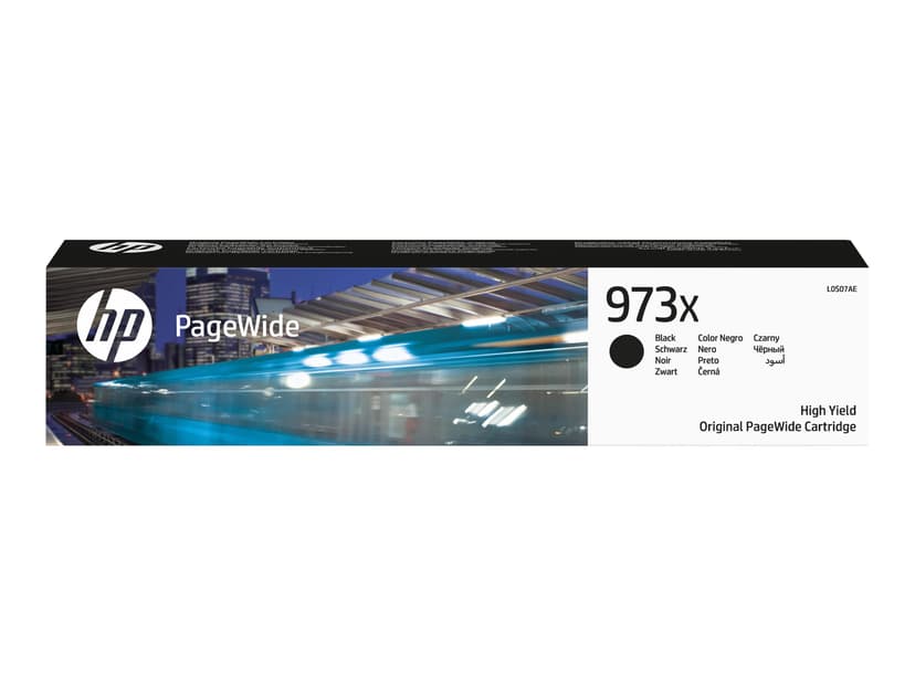 HP Bläck Svart No.973X 10K - PageWide
