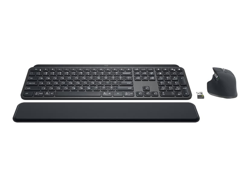 Logitech MX Keys Combo Gen 2 For Business Logi Bolt Nordiska länderna Sats med tangentbord och mus
