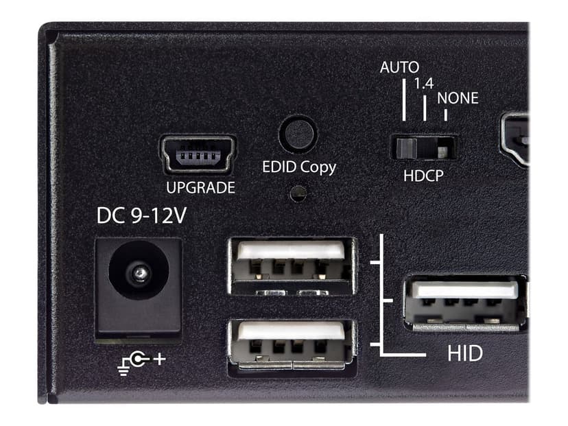 Startech .com 2 Port HDMI KVM Switch, Single Monitor 4K 60Hz Ultra HD HDR, Desktop HDMI 2.0 KVM Switch with 2 Port USB 3.0 Hub (5Gbps) & 4x USB 2.0 HID Ports, Audio, Hotkey Switching, TAA
