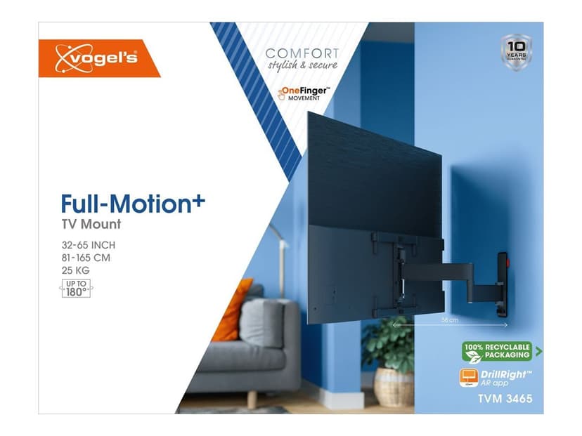 Vogel´s TVM 3465 Comfort Wall Mount Motion+ OLED 32-65" 25KG