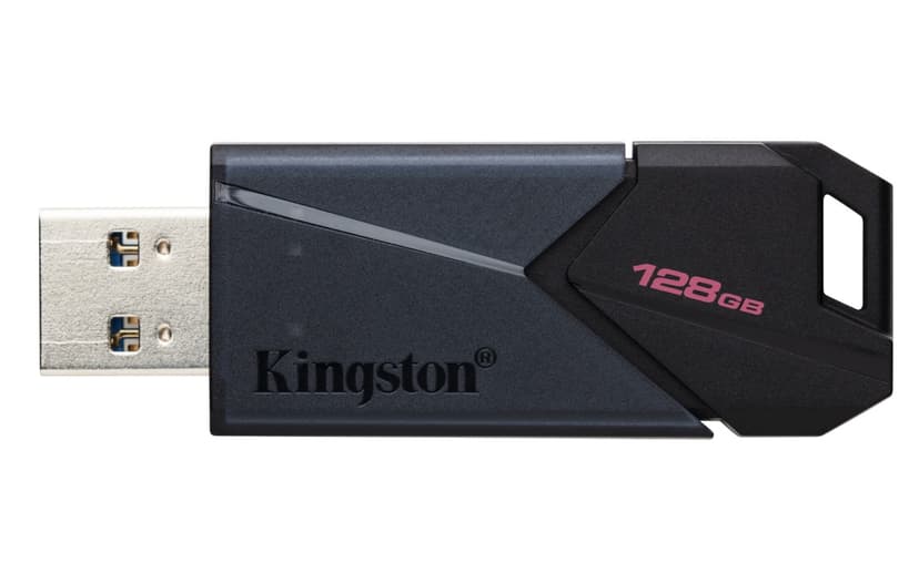 Kingston DataTraveler Exodia Onyx 128GB USB A-tyyppi Musta