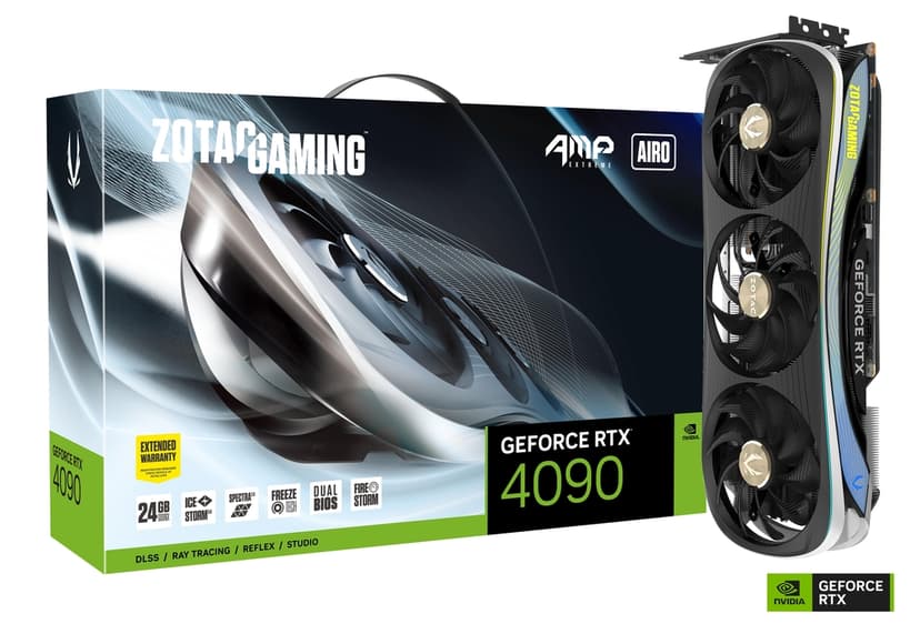 Zotac GeForce RTX 4090 AMP EXTREME AIRO 24GB Grafikkort
