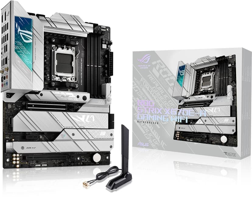 ASUS Asus ROG Strix X670E-A Gaming WIFI +Ryzen 9 7900X +64GB DDR5 ATX Emolevy