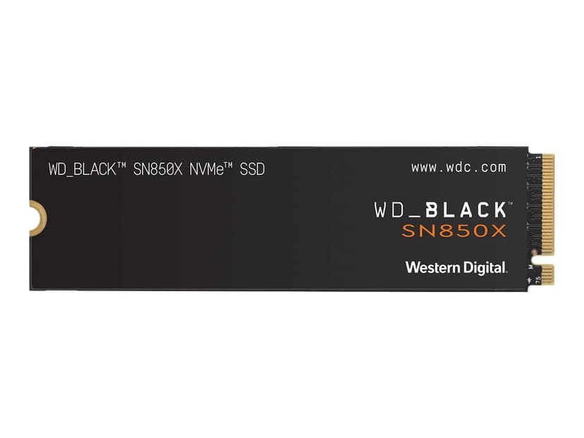 WD Black SN850X SSD-levy 2000GB M.2 2280 PCI Express 4.0 x4 (NVMe)