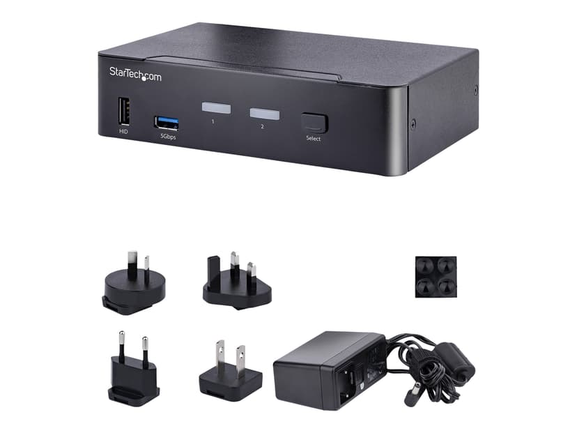 Startech 2Port USBC DisplayPort KVM Switch (SV231DPUCA) Dustin.no