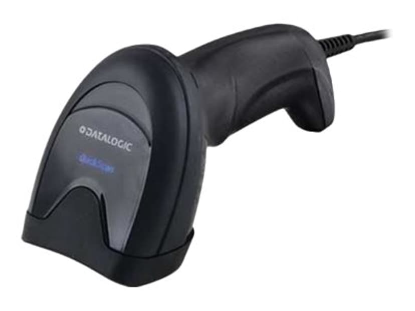 Datalogic QuickScan D2590 2D USB-Kit musta + jalusta