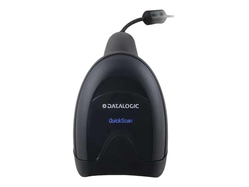 Datalogic QuickScan D2590 2D USB-Kit musta + jalusta