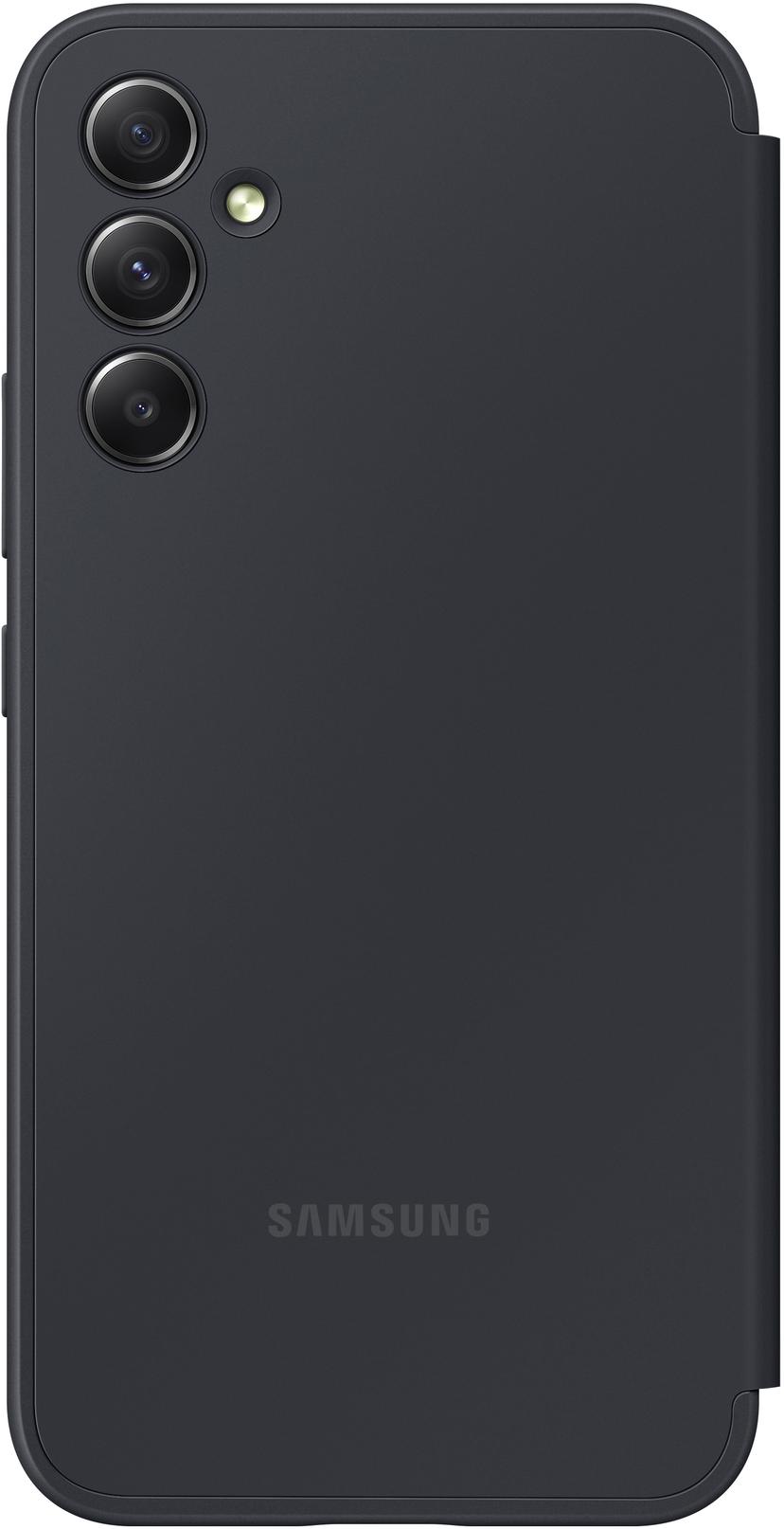 Samsung Smart View Wallet Case Galaxy A34 Musta