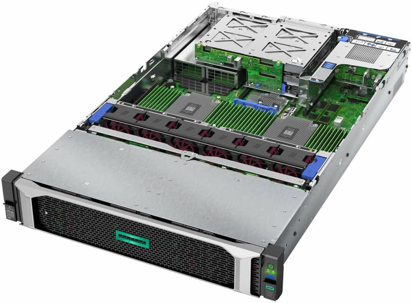 HPE ProLiant DL380 Gen10, 128GB RAM, 2x240 GB SSD, 2x500W PSU Xeon Silver, L3 4208 8-ydin 128GB