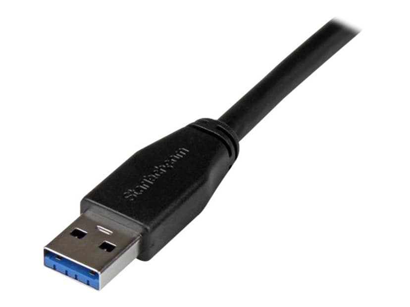 Startech 30ft Active USB 3.0 USB-A to USB-B Cable 10m 9 pin USB Type B Uros 9 pin USB Type A Uros