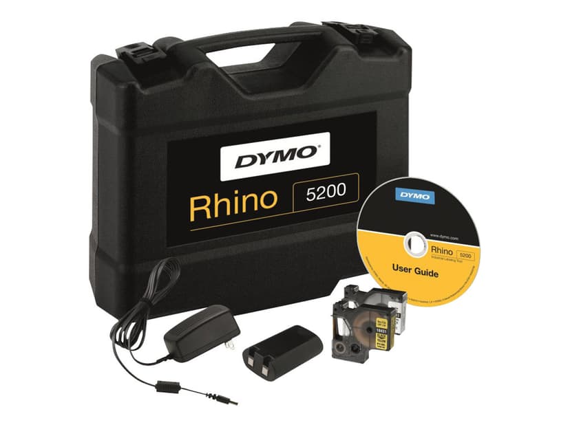 Dymo Rhino 5200 Pro sekä kovakantinen säilytyslaukku
