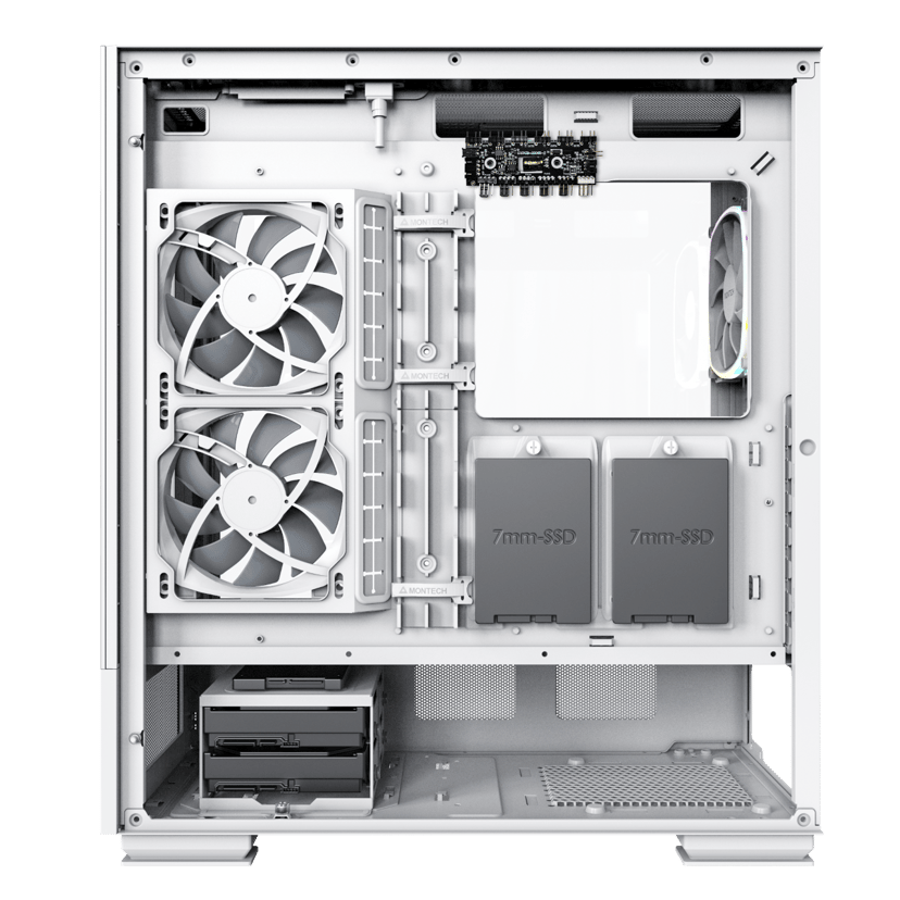 Montech Montech Sky Two MIDI Tower - White Hvit