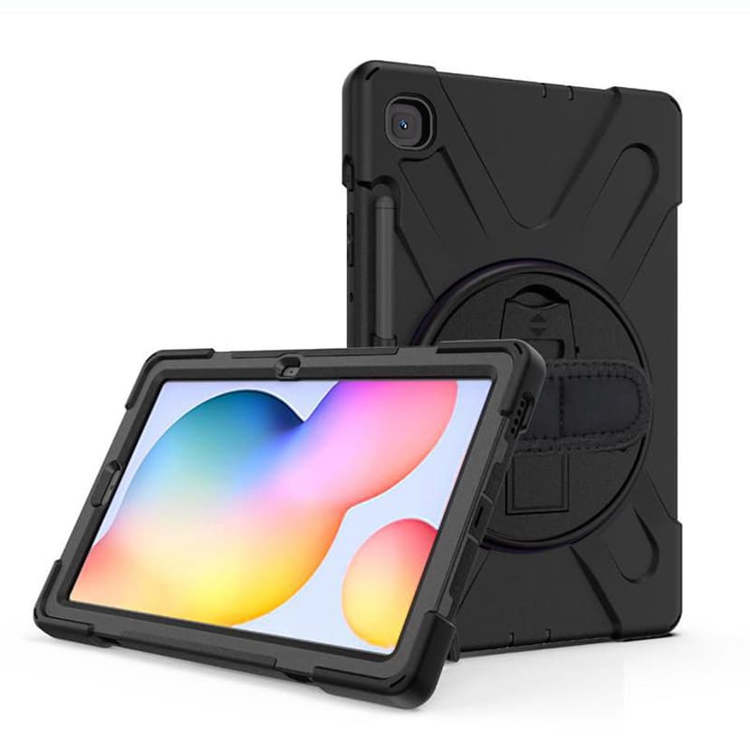 Estuff Defender Case Galaxy Tab S6 Lite Musta