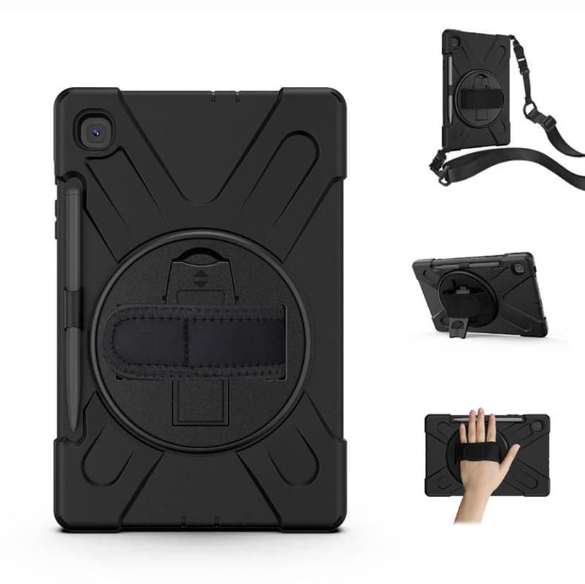 Estuff Defender Case Galaxy Tab S6 Lite Musta