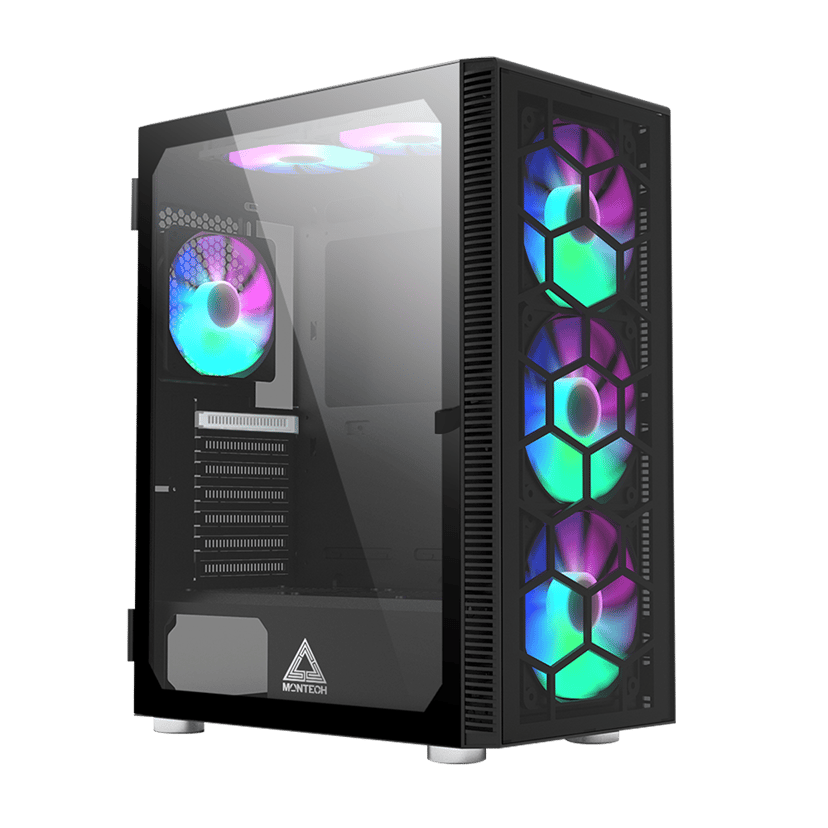 Montech Montech X3 Glass Full Tower - Black Sort