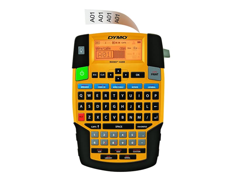Dymo Rhino 4200 Pro Oranssi/Musta