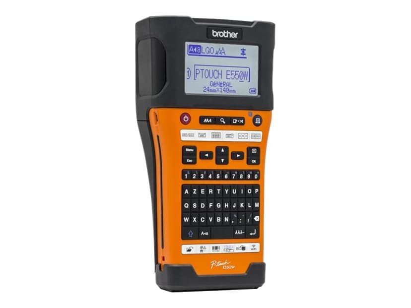 Brother P-Touch PT-E550W + 4x TZe-Tape + Bärväska
