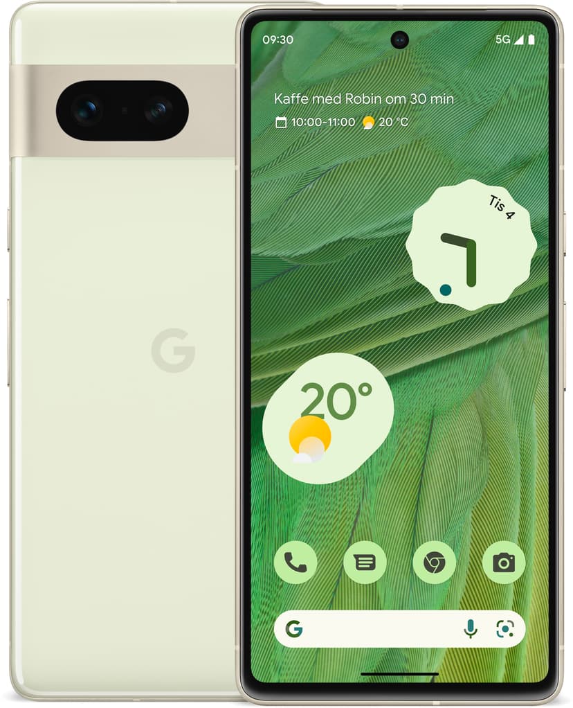 Google Pixel 7 256GB Dobbelt-SIM Lemongrass