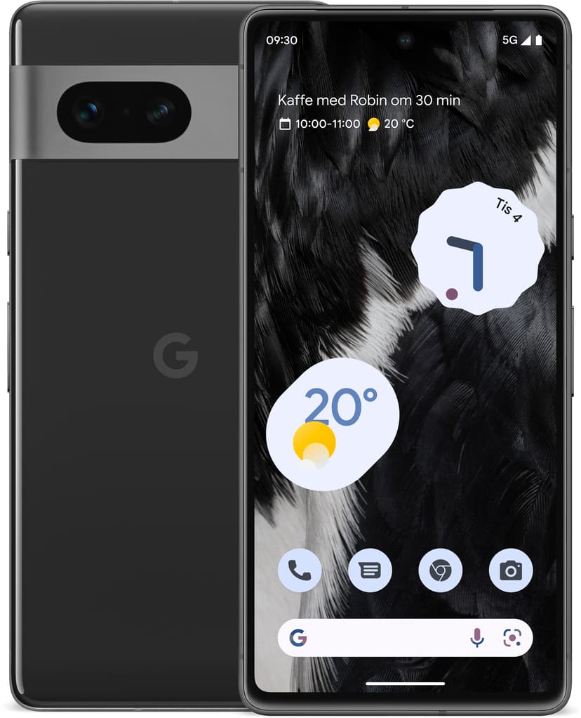 Google Pixel 7 256GB Kaksois-SIM Obsidiaani