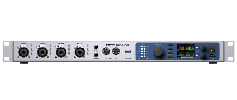 RME Fireface Ufx Iii 188 Channel 24/192 USB 3 Interface