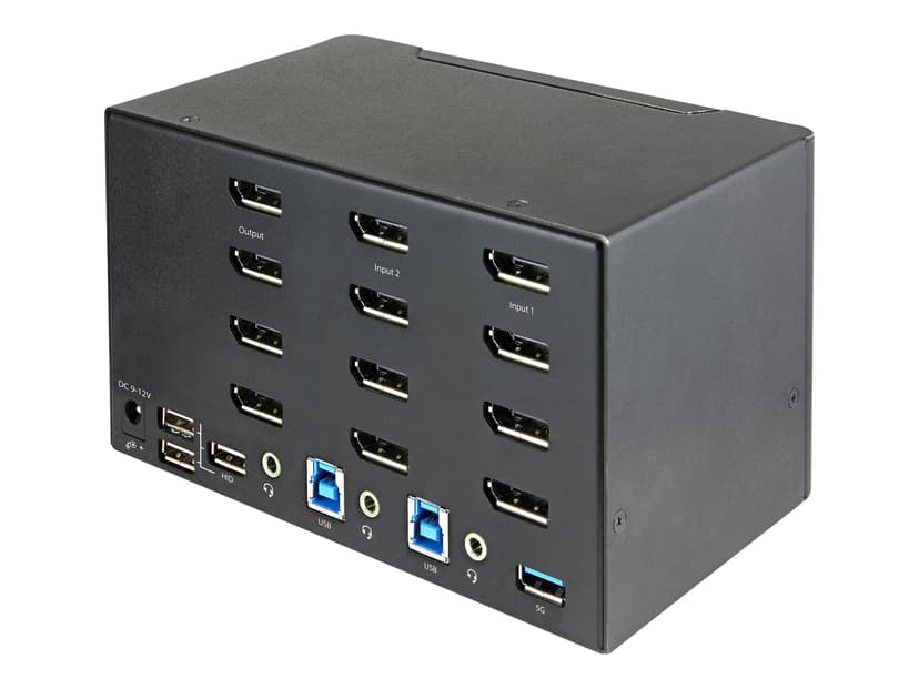 Startech 2-Port Quad Monitor DisplayPort KVM Switch