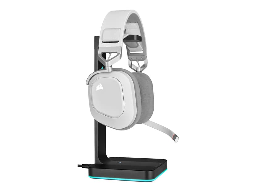 Corsair HS80 RGB Wireless Gaming Headset (Outletvare klasse 2) Headset USB Stereo Hvid (CA