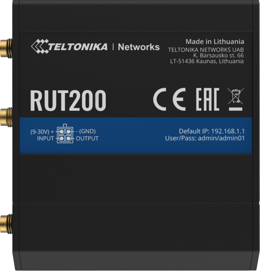 Teltonika RUT200 Industrial Wireless LTE Router 3-pack