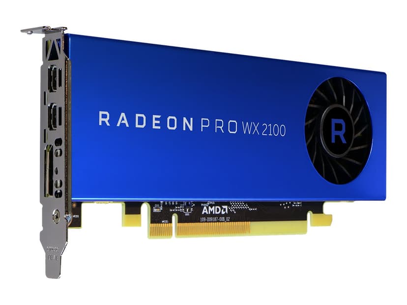 AMD Radeon Pro WX 2100 2GB PCI Express 3.0 x16 Näytönohjain