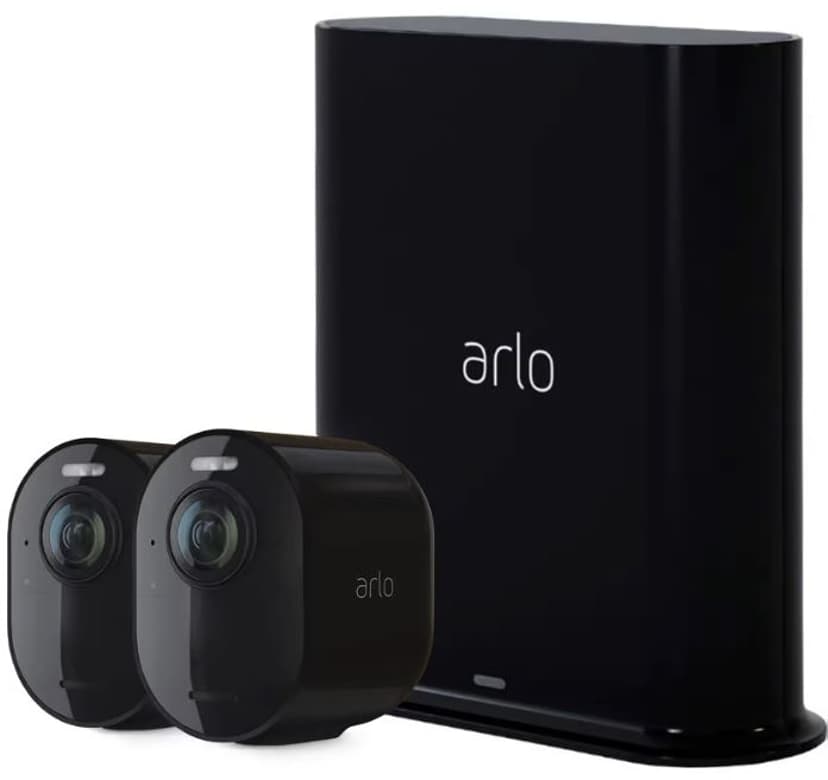 Arlo Ultra 2 overvågningskamera (2-pak) Sort (VMS5240B-200EUS)