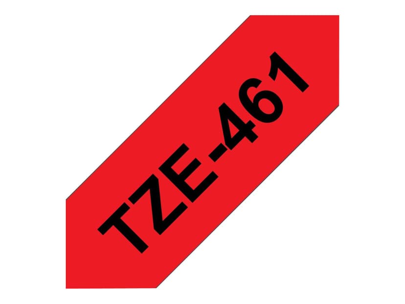 Brother Tape 36mm TZe-461 Musta/Punainen