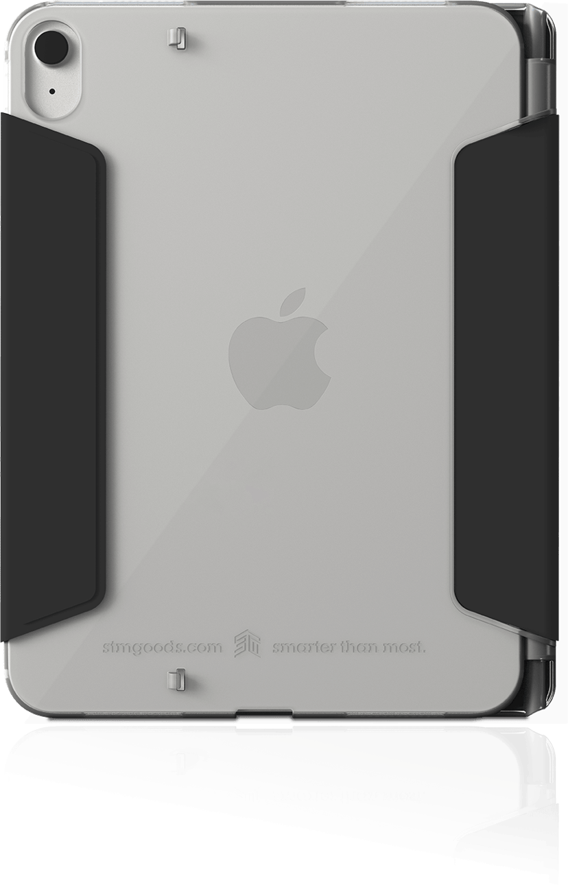 STM Studio iPad 10th gen: A2696, A2757, A2777 Läpinäkyvä, Musta
