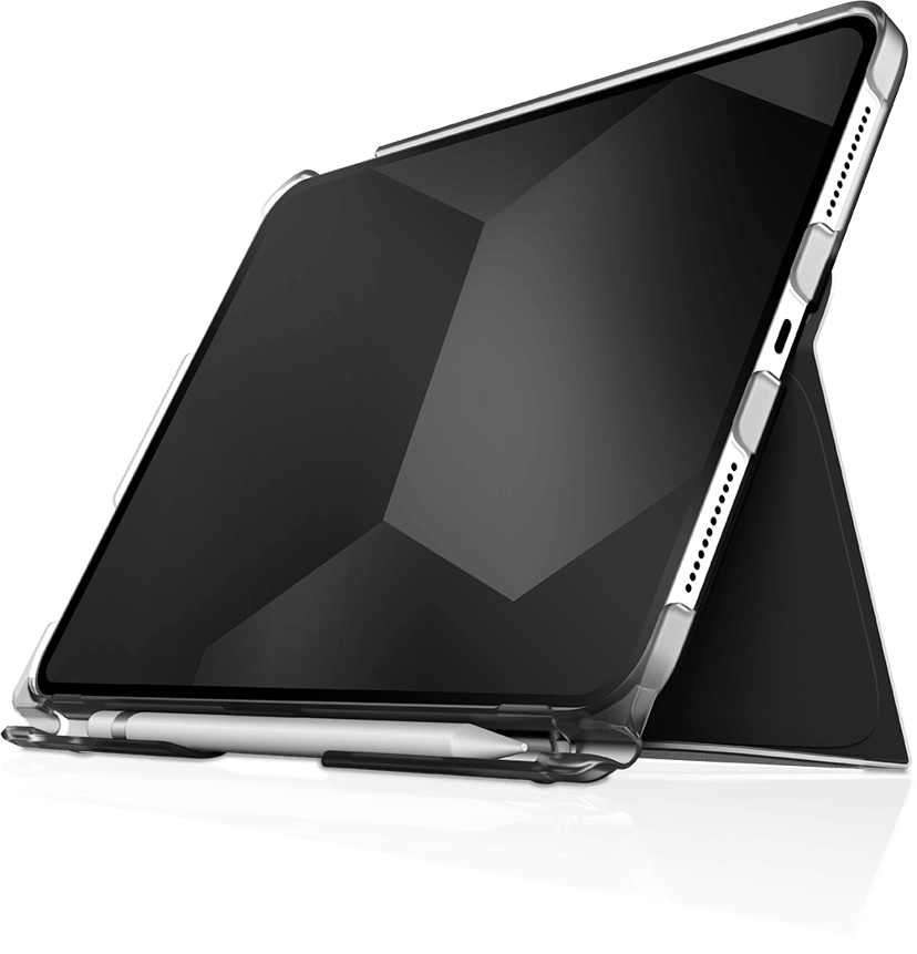 STM Studio iPad 10th gen: A2696, A2757, A2777 Läpinäkyvä, Musta