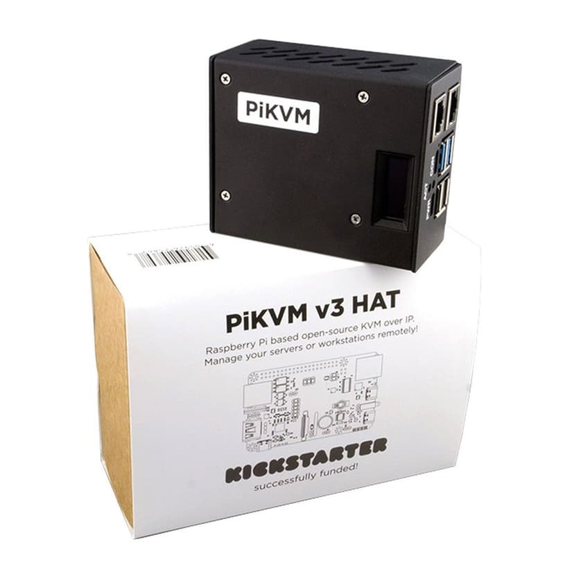 PIKVM v3 KVM Over IP - Raspberry Pi 4 (pre-assambled)